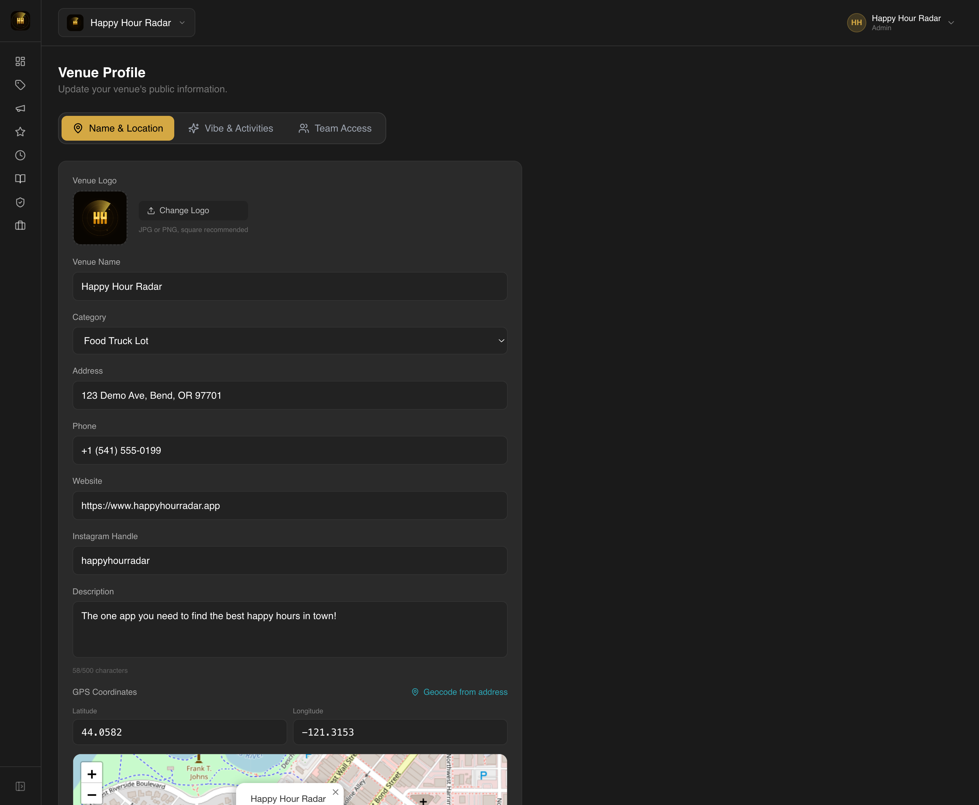 Venue Profile